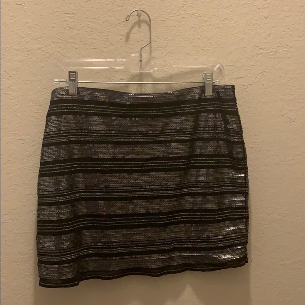 Express black mini skirt